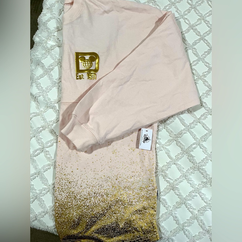Pink + Gold 50th Anniversary Disney World Spirit Jersey